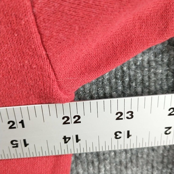 Velva Sheen Mens Embroidered Mickey Mouse Pullover Sweatshirt Red XL Vintage USA - Picture 12 of 12